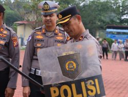 Polres Rokan Hilir Gelar Apel Siaga Kamtibmas — Cek Kesiapan Personel dan Sarana, Tegaskan Pelayanan Humanis kepada Masyarakat