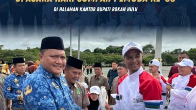 Kalapas Pasir Pangaraian Hadiri Upacara Hari Sumpah Pemuda ke-98 di Rokan Hulu